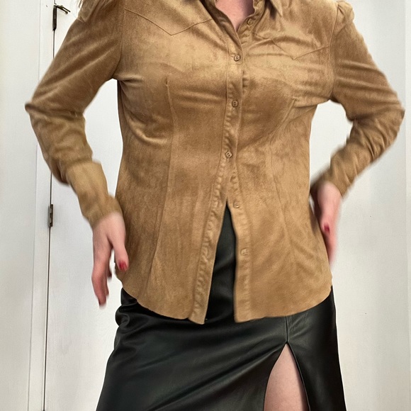 Western suede top - Picture 3 of 8